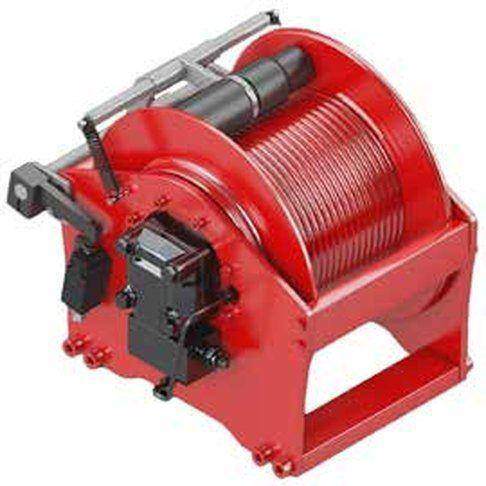 Hydraulic recovery winch with an automatic fail-safe brake