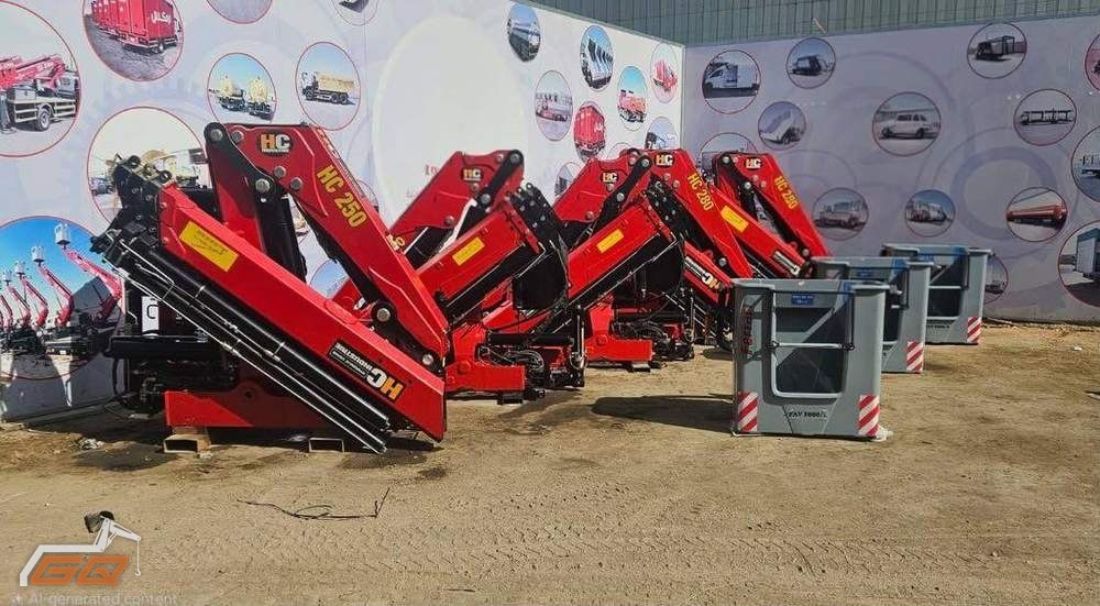 Knuckle boom cranes ready for immediate supply from the Golden Quality warehouse Knuckle boom cranes ready for immediate supply from the Golden Quality warehouse